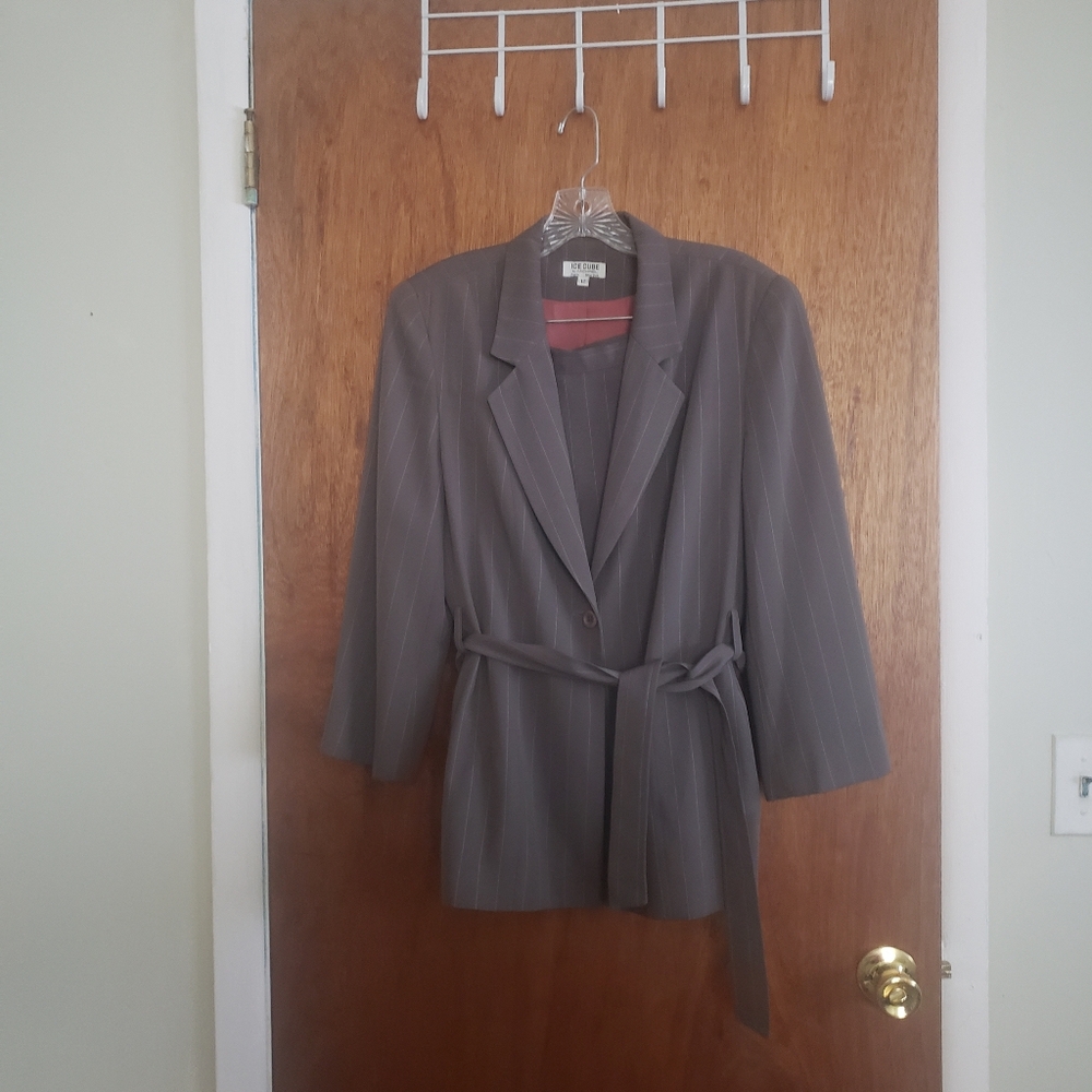 Pinstripe Suit
